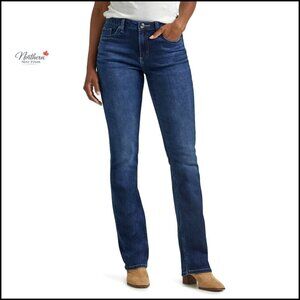 Mid Rise Bootcut Jeans Regular Fit Denim Pants